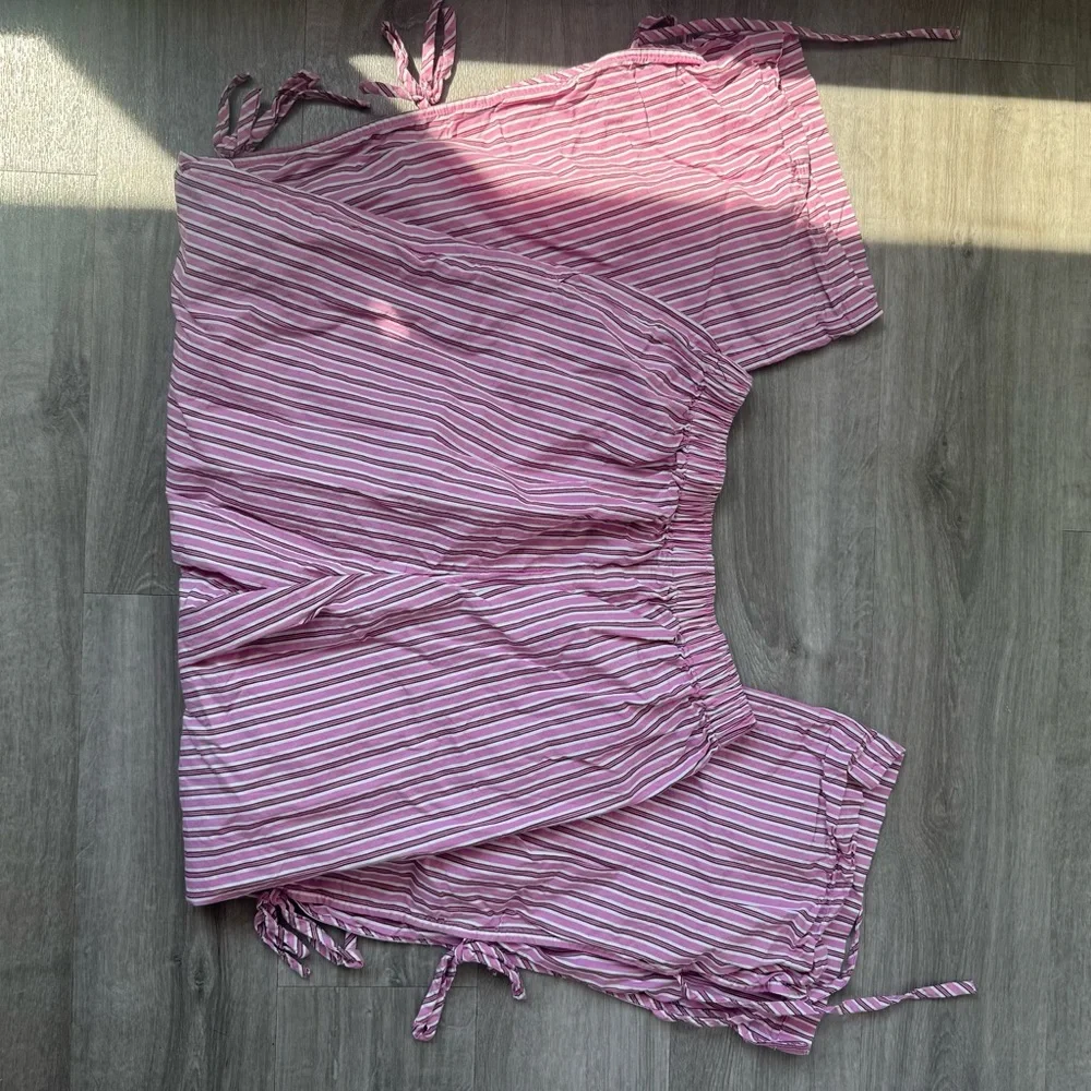 Wild Fable Pink and White Striped Pants - Picture 3 of 3